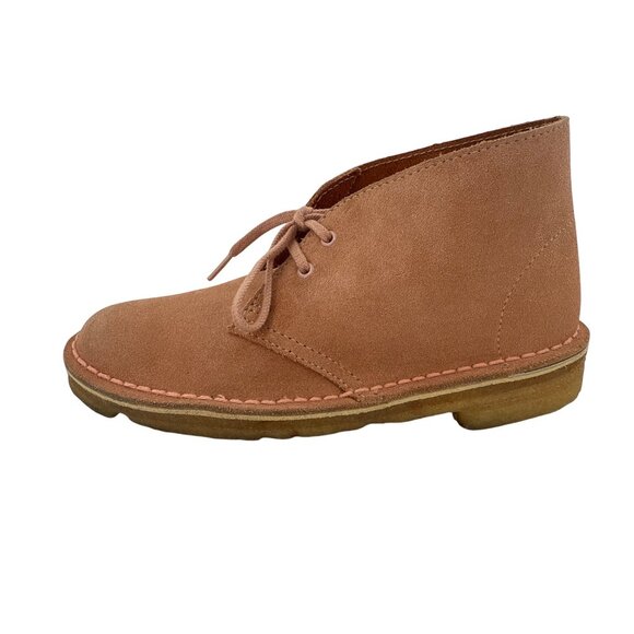 Clarks Originals Womens Suede Desert Boots Size 6 Rose‎ Pink - Picture 2 of 8